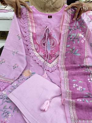 pink color printed wok silk blend salwar suit 5
