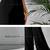 Black parachute cargo pants high waist flared trousers 
