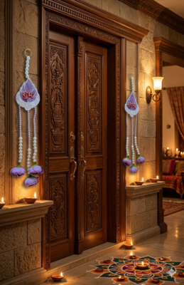 handmade decorative hanging for home wall living room decoration (pack of 2) 1