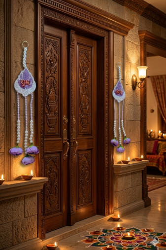 handmade decorative hanging for home wall living room decoration (pack of 2)