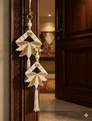 handmade decorative hanging for home wall bedroom living room decoration (pack of 2) 2