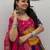 Multi Embroidery Thread & Sequence work Silk Blend Navratri Lahenga Choli Set