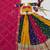 Multi Embroidery Thread & Sequence work Silk Blend Navratri Lahenga Choli Set
