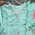sky blue color printed and embroidered  work cotton salwar suit