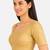 Gold spandex golden zari straight line stretchable readymade saree blouse
