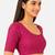 Rani spandex golden zari straight line stretchable readymade saree blouse