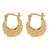 Brass hold plated fashion hoop earrings for women