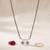 Brass imitation diamond ruby mangalsutra for women