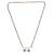 Brass imitation diamond ruby mangalsutra for women
