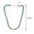 Natural emerald moissanite studded rich necklace for women