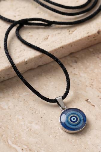 Ceramic evil eye bad luck protection unisex pendant all ages