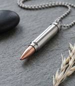 Brass silver bullet with copper tip for men women