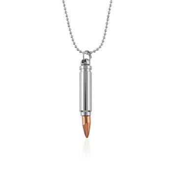 Brass silver bullet with copper tip for men women 2
