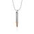 Brass silver bullet with copper tip for men women