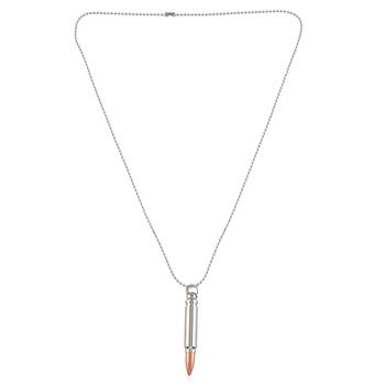 Brass silver bullet with copper tip for men women 3