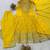 yellow color embroidery and sequences work georgette salwar suit 