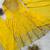 yellow color embroidery and sequences work georgette salwar suit 