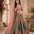 multicolor color Multi Thread work Sequins and Diamond Work Various lace Work silk blend Lehenga Choli set