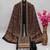 women's black unstitched reyon cotton dress material with printed dupatta