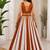 orange cotton embroidered mirror work ghagra choli