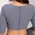 grey cotton embroidered mirror work ghagra choli