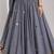 grey cotton embroidered mirror work ghagra choli