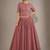 pink cotton embroidered mirror work ghagra choli