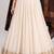 off white cotton embroidered mirror work ghagra choli