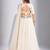 off white cotton embroidered mirror work ghagra choli