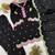 black color embroidery work border chanderi salwar suit