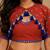 Red silk blend embroidered  zari work kids lehenga choli