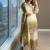 Dark Olive Color Embroidery Work Georgette Salwar Suit