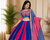 Multi Double Layer Chaniya & Mirror Work Cotton Navratri Lahenga Choli Set