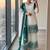 Teal Color Embroidery Work Georgette Salwar Suit