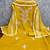 women's mustard unstitched roman silk dress material with embroidered dupatta