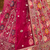 Rani Pink color Multi Thread Embroidery German Zari work Sequins Mirror work silk blend Lehenga Choli set