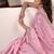 baby pink linen woven border saree