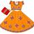 Yellow kutch work embroidered cotton mirrorwork chaniya choli set with dupatta