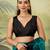 teal color smart and ethnic silk blend fabric digital printed girlie fancy saree