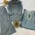grey color embroidered and beads wrok silk blend salwar suit