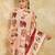 maroon color smart and ethnic chinon silk blend fabric digital printed girlie fancy saree