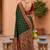 bottel green color soft silk blend fabric woven designer ethnic partywear saree