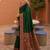 bottel green color soft silk blend fabric woven designer ethnic partywear saree