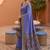 lavender color soft silk blend fabric woven designer ethnic partywear saree