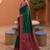 rama color soft silk blend fabric woven designer ethnic partywear saree
