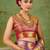 lavender color kanjivaram silk blend woven designer ethnic partywear saree
