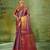 purple color kanjivaram silk blend woven designer ethnic partywear saree