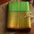 green color kanjivaram silk blend woven designer ethnic partywear saree