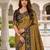 brown color smart and rich woven meenakari jacquard designer patola silk blend saree