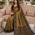 brown color smart and rich woven meenakari jacquard designer patola silk blend saree